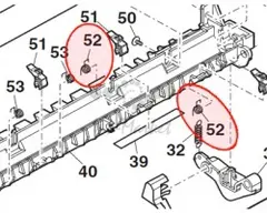 Пружина оригинал для Sharp AR5516 MSPRD0398QSZZ