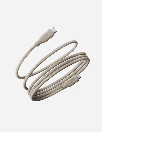Кабель магнитный Energea HELIX MAGNETIC, USB-C to USB-C, 60W 1.5M, Титан | Natural