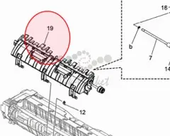 Направляющая Konica Minolta Paper Exit Front ASSY A797F83005