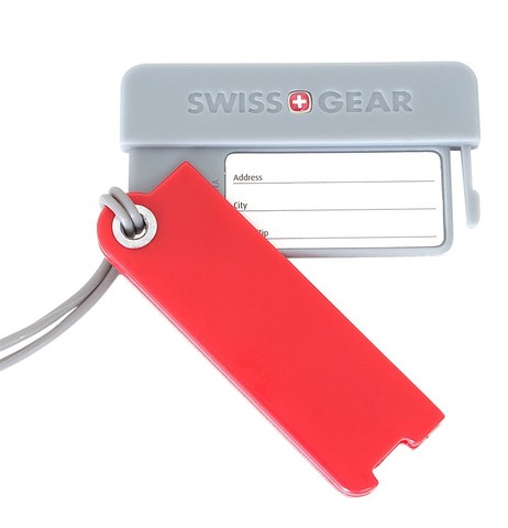 Бирка для багажа SwissGear, из АБС-пластика, 7,5x4,2x0,7 см. (WJ6185) - Wenger-Victorinox.Ru