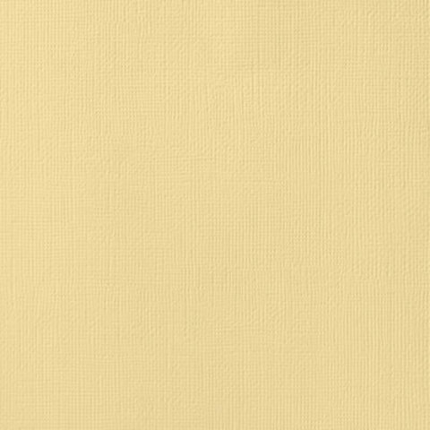 Текстурированный кардсток 30х30 American Crafts Textured Cardstock - Цвет Butter