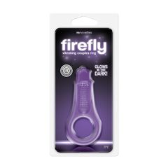 Фиолетовое эрекционное кольцо Firefly Couples Ring - 