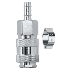 KRAFTOOL штуцер ?елочка?, 8 мм - рапид муфта, с хомутом, переходник (06596-08)