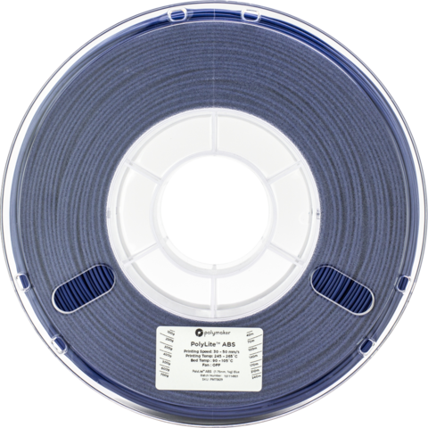 Пластик для 3D-принтера PolyMaker PolyLite ABS, 1.75 мм, 1 кг, Синий