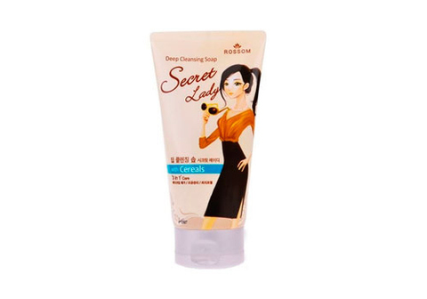 Пенка для глубокого очищения 3 в 1  "Rossom" злаки, 150мл