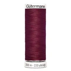 Нить Sew-All 200 м, Gutermann, 375 красная слива
