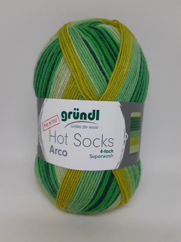 Носочная пряжа Gruendl Hot Socks Arco 07 заказать