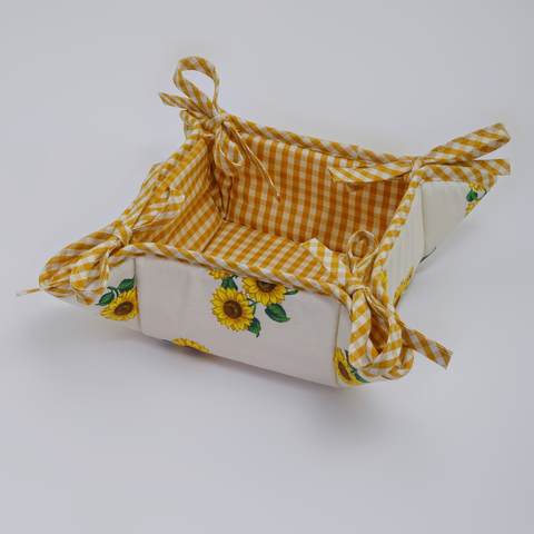 Хлебница 17х17 Old Florence Girasoli желтая