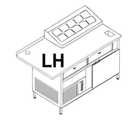 Стол холодильный сэндвичная станция FOLLETT L1700