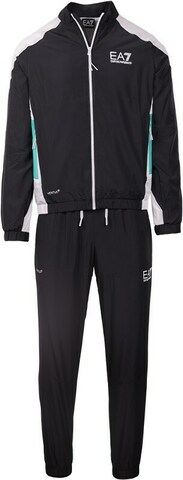 Теннисный костюм EA7 Man Woven Tracksuit - black
