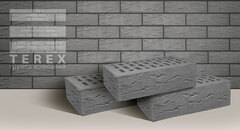 Кирпич TEREX Серый рустик 1НФ
