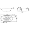 Ванна отдельностоящая 170х85 см Roca NewCast 7233650007