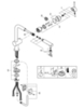 Смеситель для мойки с выдвижным изливом Grohe  30274000