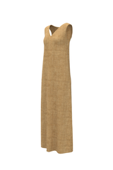 Лилиана. Льняное платье макси PL-42199-Maxi