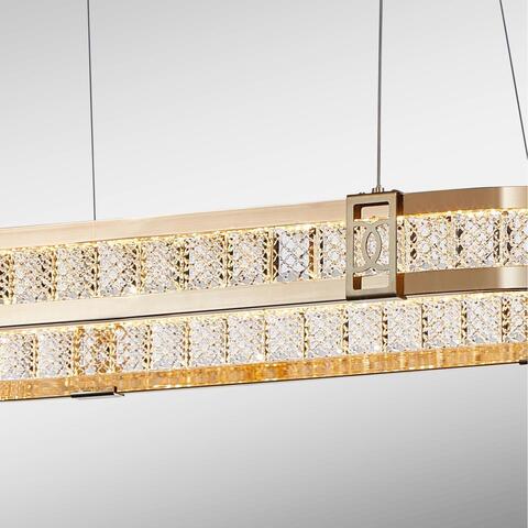 Подвесная светодиодная люстра Favourite Theatrum 4206-9P