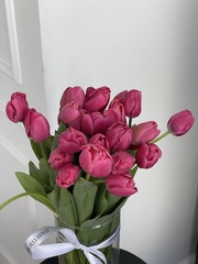 АКЦИЯ тюльпан - классика ЯРКО-РОЗОВЫЙ - доступен к заказу с 3.03.2026