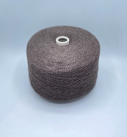 New Mill (пр.Италия), art.Gamma mouline 2/1450 725м/100гр. 35% меринос, 20% кашемир, 30% вискоза, 15% полиамид, цвет-Коричневое мулине, арт.28475