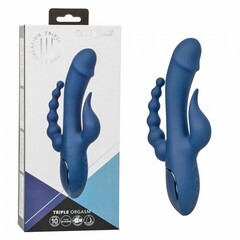 Вибратор тройного действия CalExotics III Triple Orgasm, 11.5 см x 3.25 см