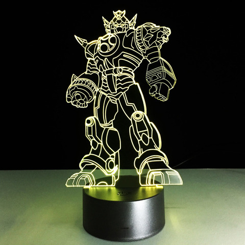 3D светильник Трансформер — 3D light Transformer