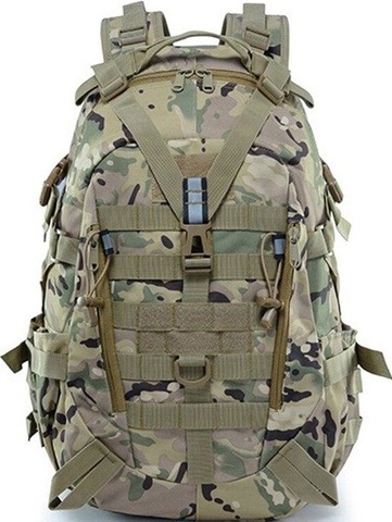Картинка рюкзак тактический Skully Tactic RWZS20 хаки песок - 1