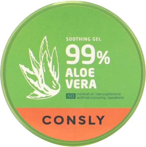 Consly Гель успокаивающий с экстрактом алоэ вера - Aloe vera soothing gel, 300 мл