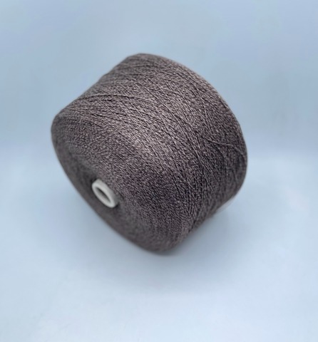 New Mill (пр.Италия), art.Gamma mouline 2/1450 725м/100гр. 35% меринос, 20% кашемир, 30% вискоза, 15% полиамид, цвет-Коричневое мулине, арт.28475
