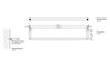 Decor Walther 0520800 Decor Walther Mikado HTE45 Полотенцедержатель 45см, цвет: хром