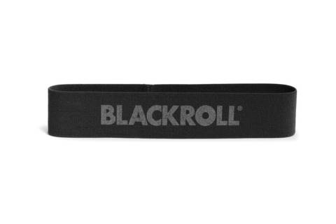 Мини-эспандер текстильный BLACKROLL® LOOP BAND 32 см, сверхтяжелое сопротивление ~7.2кг (черный)