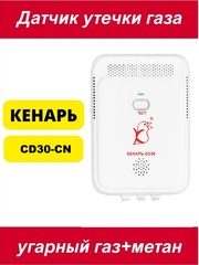 Датчик утечки газа Кенарь GD30-CN ( угарный газ и метан)