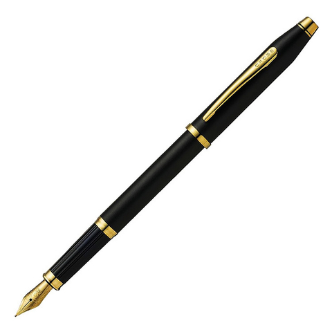 Ручка перьевая Cross Century II, Black GT, F (2509-FF)