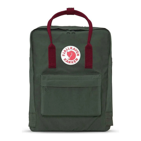 Рюкзак Fjallraven Kanken темно-зеленый/бордовый, 16 л