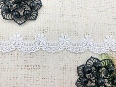 Кружево плетёное, ш. 2 см, белый
