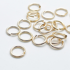 Соединительные колечки, цвет золото, размер 9*1,2 мм, цена за 10 шт