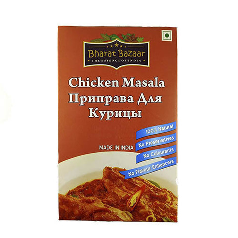 Приправа Чикен Масала (смесь специй для курицы), 100 г / Chicken Masala Bharat Bazaar