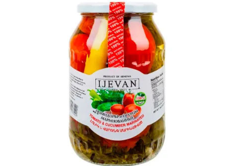 Томаты и огурцы маринованные IJEVAN, 970г
