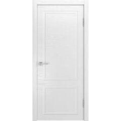 Купить Межкомнатная дверь шпон Рим ясень белый глухая
