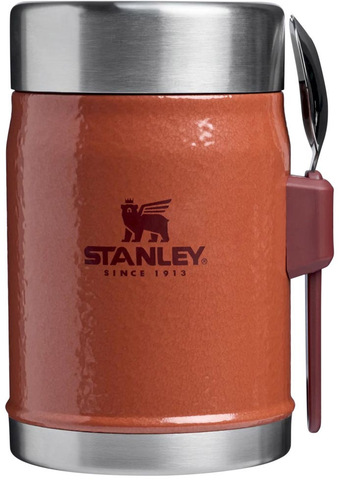 Картинка термос для еды Stanley classic 0.4l Hammertone Clay - 6