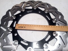 Передние тормозные диски ARASHI для KAWASAKI NINJA 650 / EX 650 ABS / Z 650 ABS 17-22 г.в. Черный