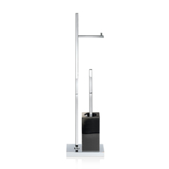 Decor Walther 0838562 Decor Walther DW 6710 Набор туалетных щеток / хром/фарфор черный фото
