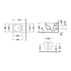 Duravit 45290900A11 (25290900001+002009) Duravit Me by Starck Комплект: подвесной унитаз Rimless 252909+ сиденье с мягким закрыванием 002009 (СПЕЦЦЕНА)