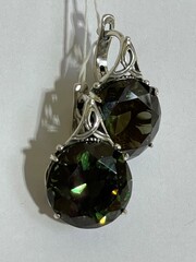 Этерия (серьги из серебра)