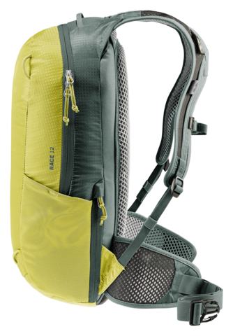Картинка рюкзак велосипедный Deuter Race 12 Sprout/Ivy - 9