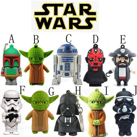 Star War USB 2.0 Flash Memory Drive 16 GB