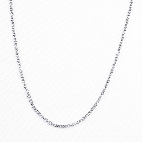 968510300 - Цепь из серебра 925 пробы, плетение якорь круглый