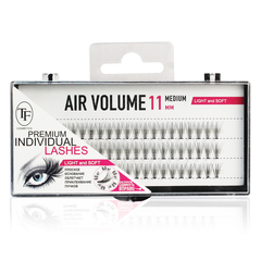 TF Пучки ресниц AIR VOLUME, арт. М208 (MEDIUM -11мм), черные