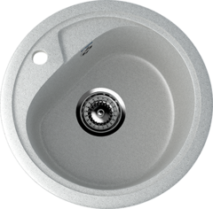 ULGRAN U-500  Круглая мойка с отверстием под смеситель