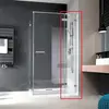 Radaway 383241-01R Euphoria KDJ неподвижная стенка двери 243 правая хром