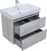 Aquanet 287875 Тумба Nova Lite 75 2 ящ. цв. дуб белый (287875)