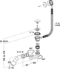 Radaway B602R B602R Clic-Clak Siphon 50