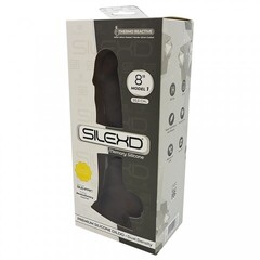 Реалистичный фаллоимитатор SILEXD Model 1 (20,5 см) темно-коричневый